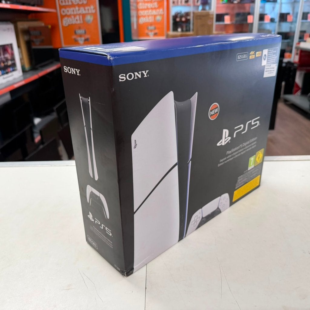 Playstation 5 Slim Digital 825GB Wit | Nieuw in doos, Sony, Nieuw, Support@sony.com, 1-7-1 Konan, Minato-ku
Tokyo 108-0075
Japan