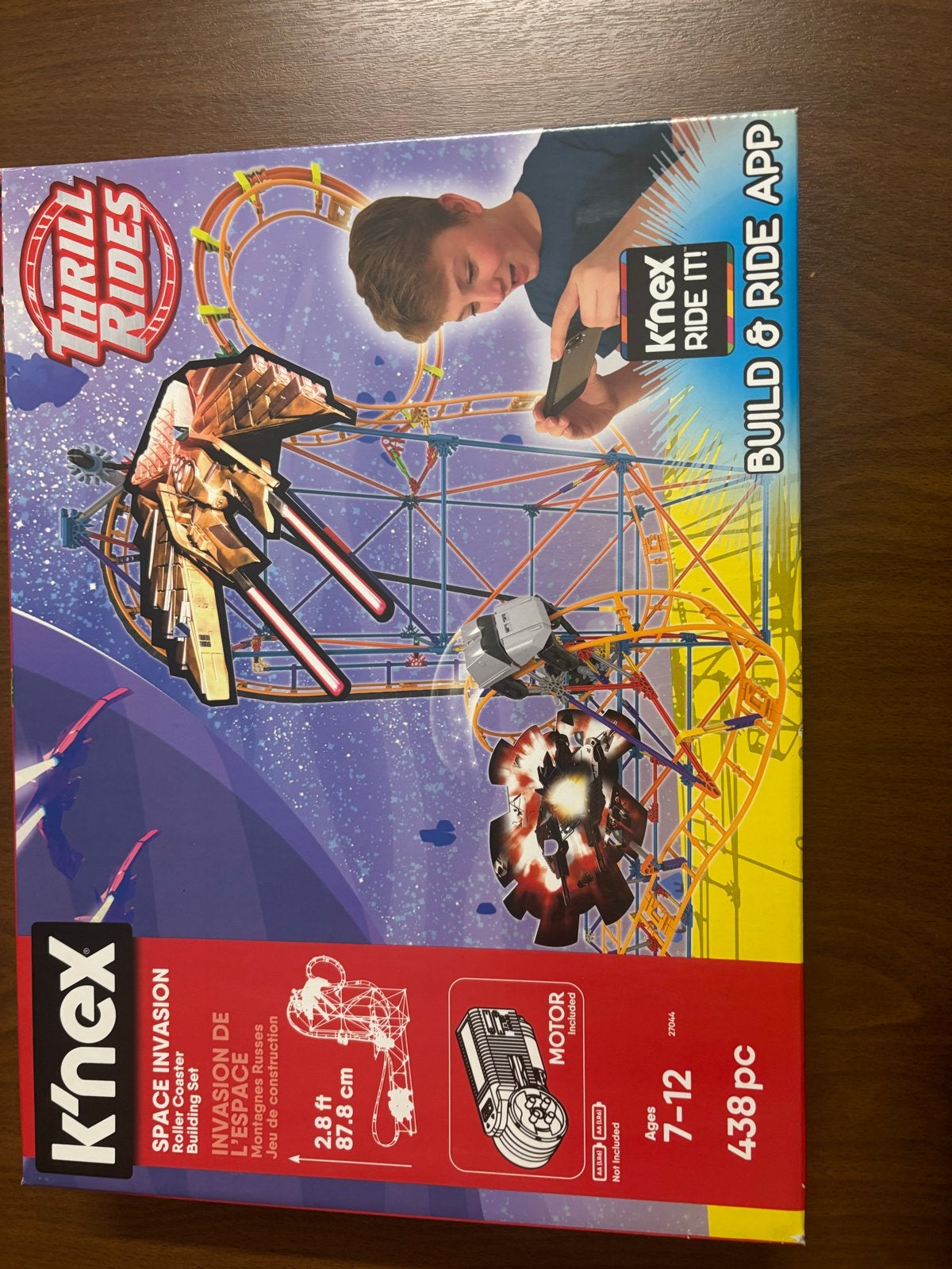 Knex Thrill Rides Space Invasion - Compleet en Zo Goed als N, Ophalen, Zo goed als nieuw, K'nex