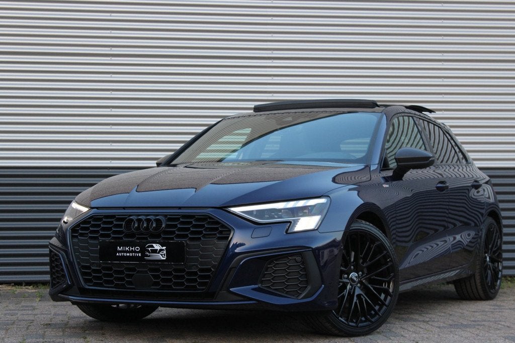 Audi A3 Sportback 35 TFSI 3x S-line| Panoramadak | B&O | Mat, Auto's, Audi, 4 cilinders, 150 pk, Blauw, Origineel Nederlands