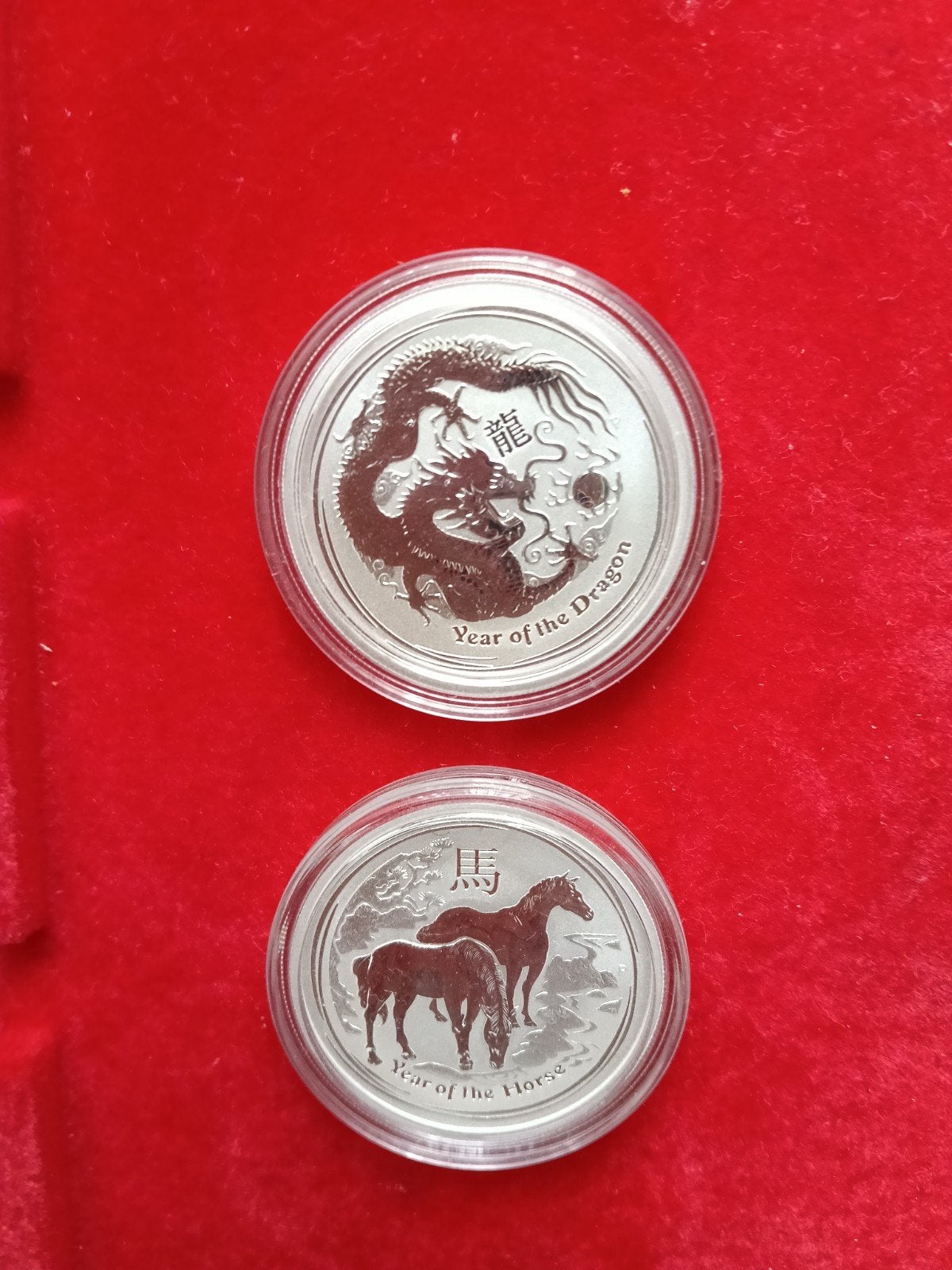 Zilveren 1/2 Oz Lunar munten aanmerkelijk goedkoper, Ophalen of Verzenden, Zilver