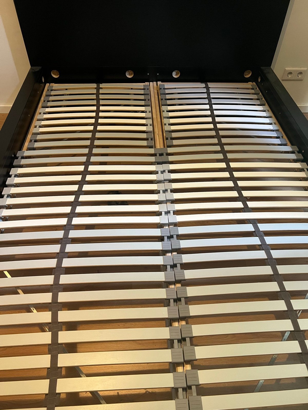 Verstelbare lattenbodems 70x200, Ophalen, Gebruikt, Tweepersoons, 140 cm