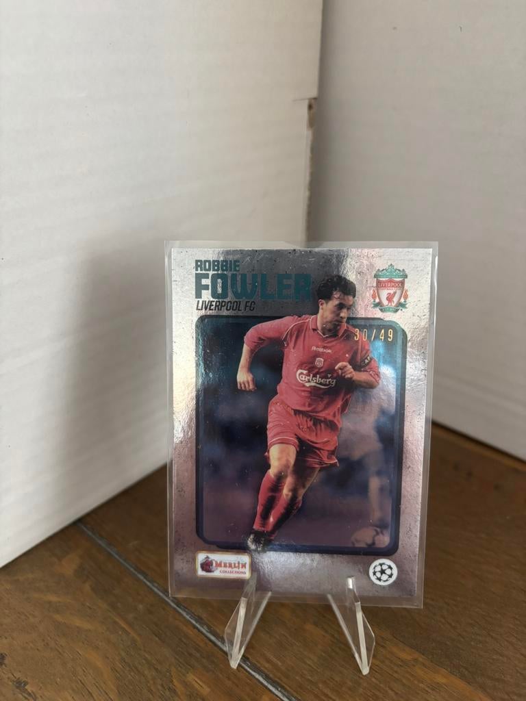 Robbie Fowler - /49 - Liverpool - Topps Merlin, Ophalen of Verzenden, Zo goed als nieuw, Plaatje