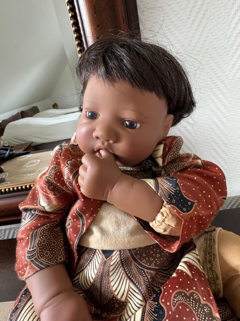 Ashton Drake Galleries Middleton Reborn Babypop, Verzamelen, Poppen, Ophalen, Zo goed als nieuw, Babypop, Levensecht of Reborn