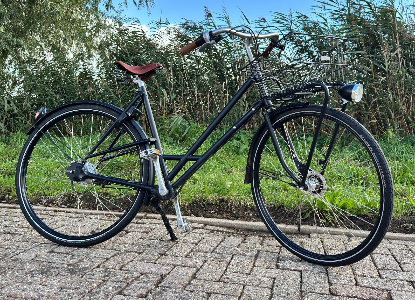 BRIK damesfiets met onderhoudsarme cardanaandrijving, 56cm, Fietsen en Brommers, 53 tot 56 cm, Versnellingen, Zo goed als nieuw