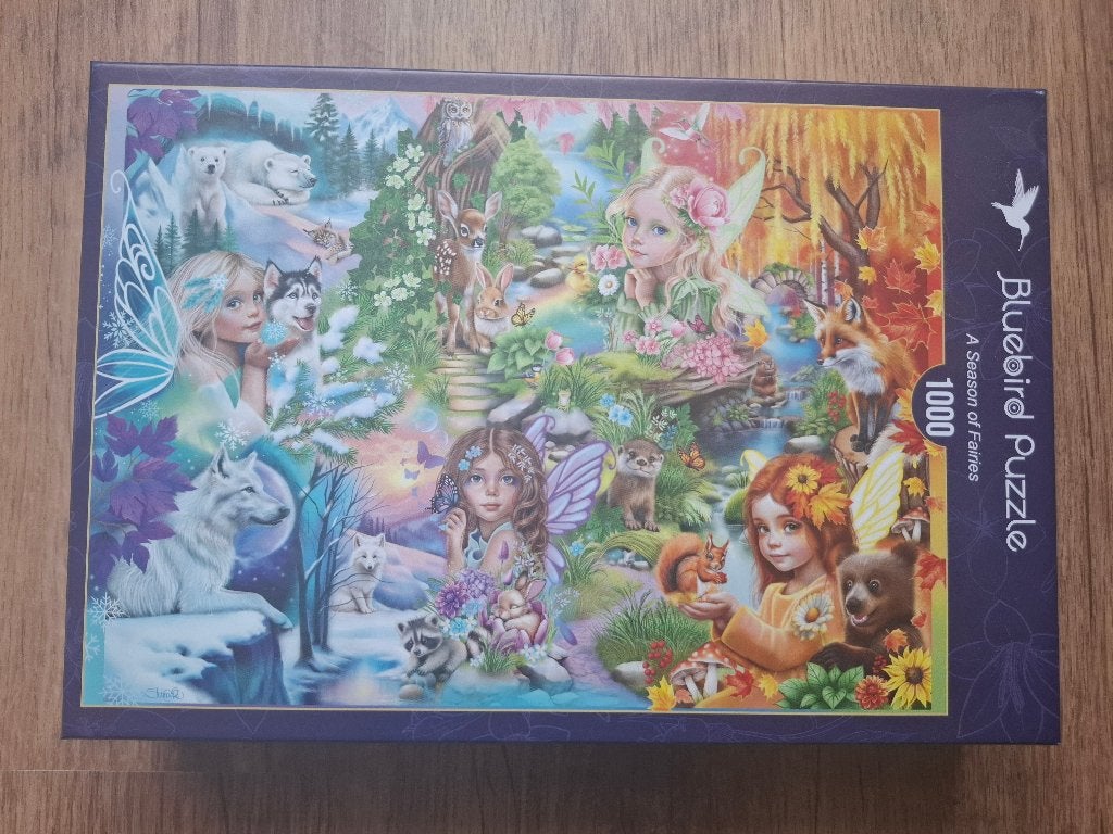 A Season of Fairies - BLUEBIRD Puzzel - 1000 Stukjes, Ophalen of Verzenden, 500 t/m 1500 stukjes, Zo goed als nieuw, Legpuzzel