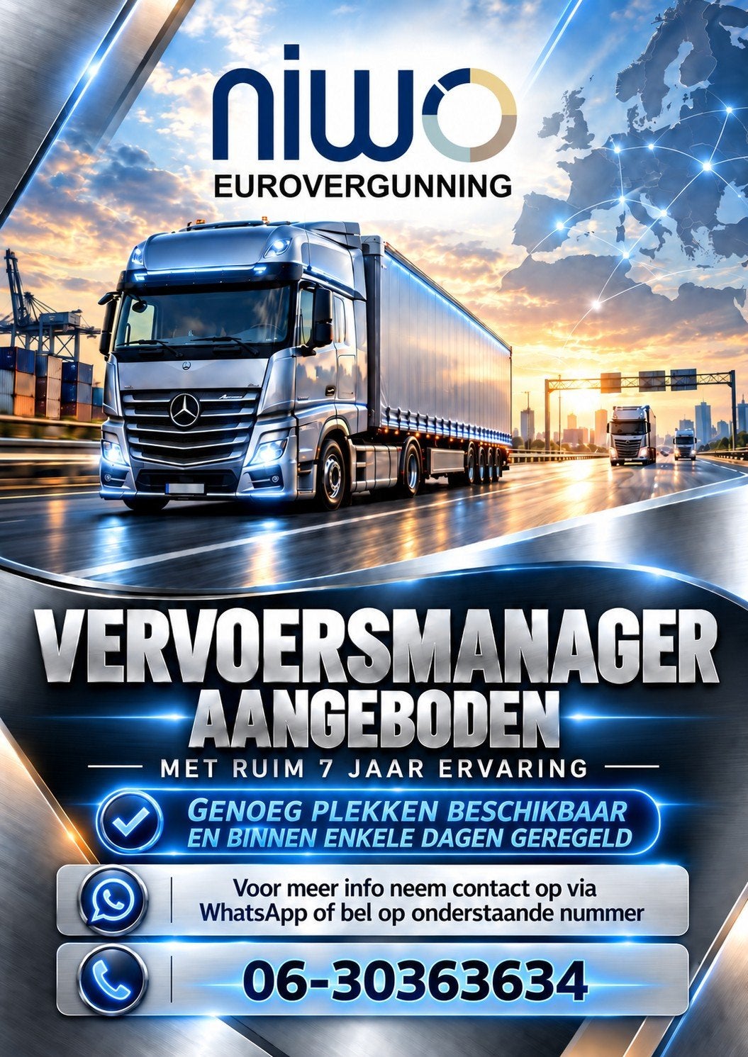 Pee direct Vervoersmanager/niwo manager aangeboden, Vacatures, Overige vormen, Overige uren, HBO, Geschikt als bijbaan