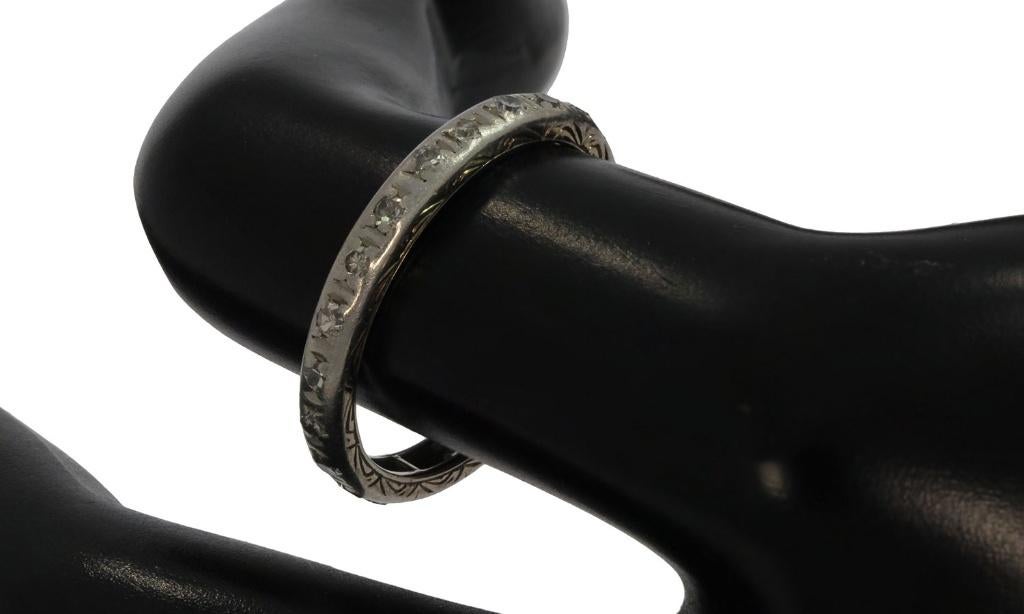 Alliance 22 diamanten platina antieke vintage ring dame goud