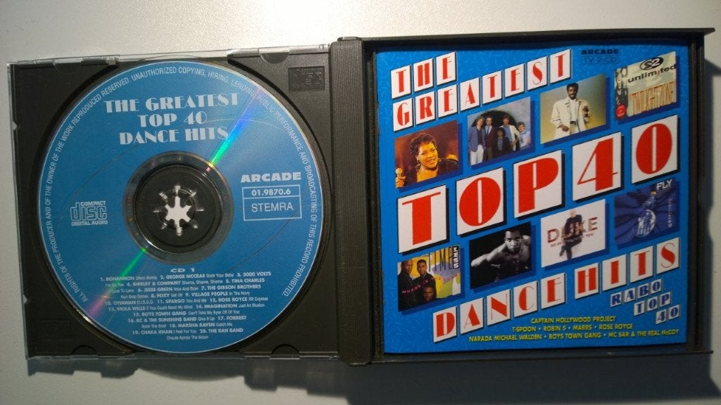 The Greatest Top 40 Dance Hits, Ophalen of Verzenden, Zo goed als nieuw, Dance en House, Album
