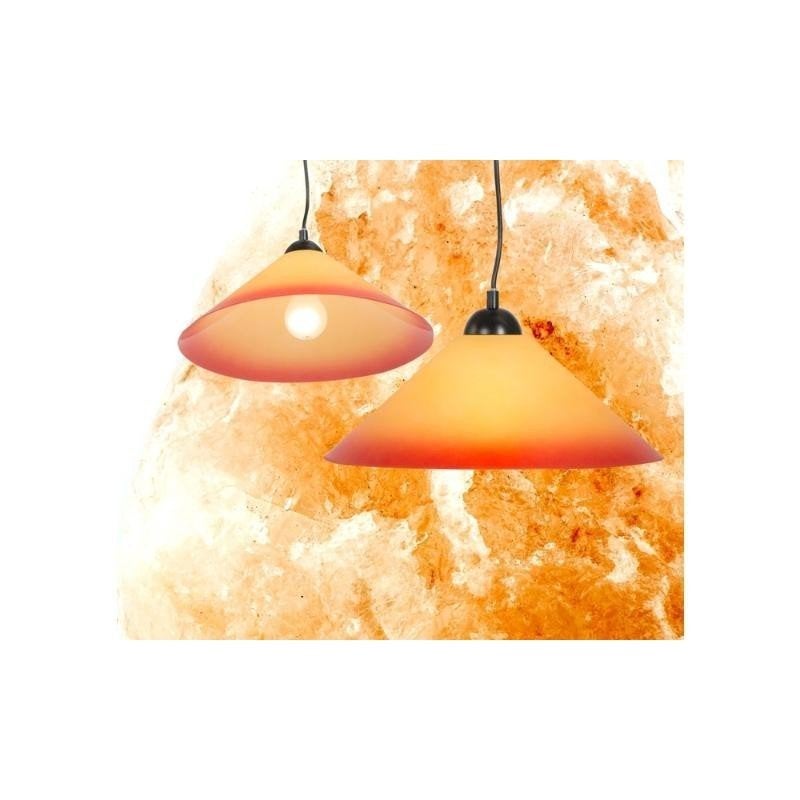 Steinhauer Vulcano Hanglamp - Geel/Oranje Kap, Ophalen of Verzenden, Kunststof