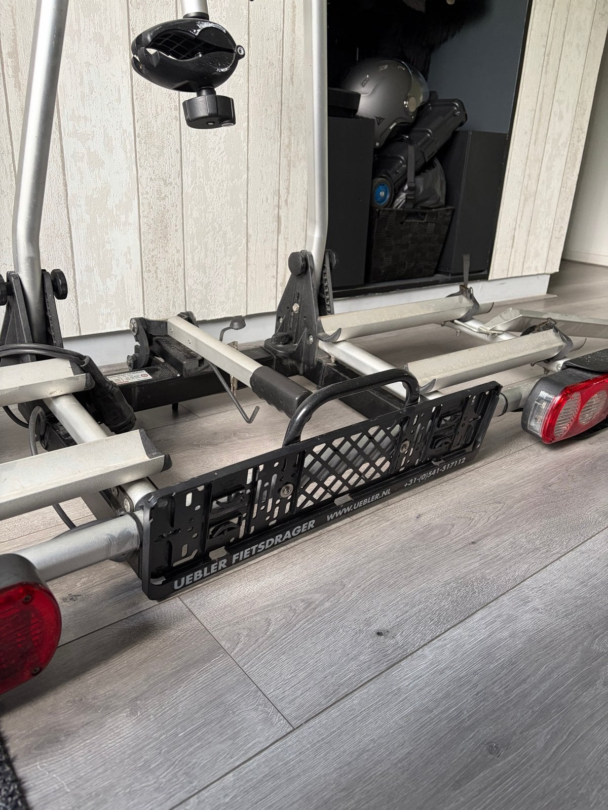 Uebler F/P-Multivelo trekhaakdrager voor 2 E bikes, Auto diversen, Fietsendragers, Ophalen, 2 fietsen, Gebruikt, Trekhaakdrager