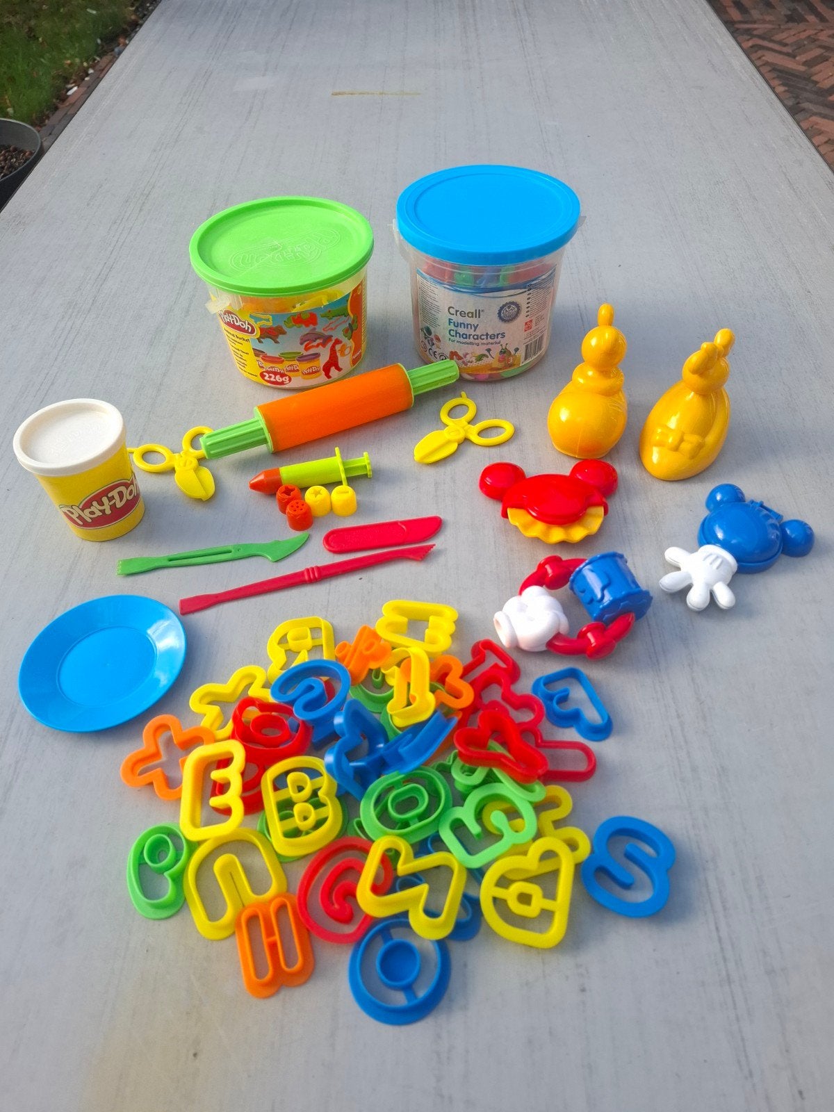 Play-Doh klei speelset met diverse accessoires, Ophalen of Verzenden, Gebruikt