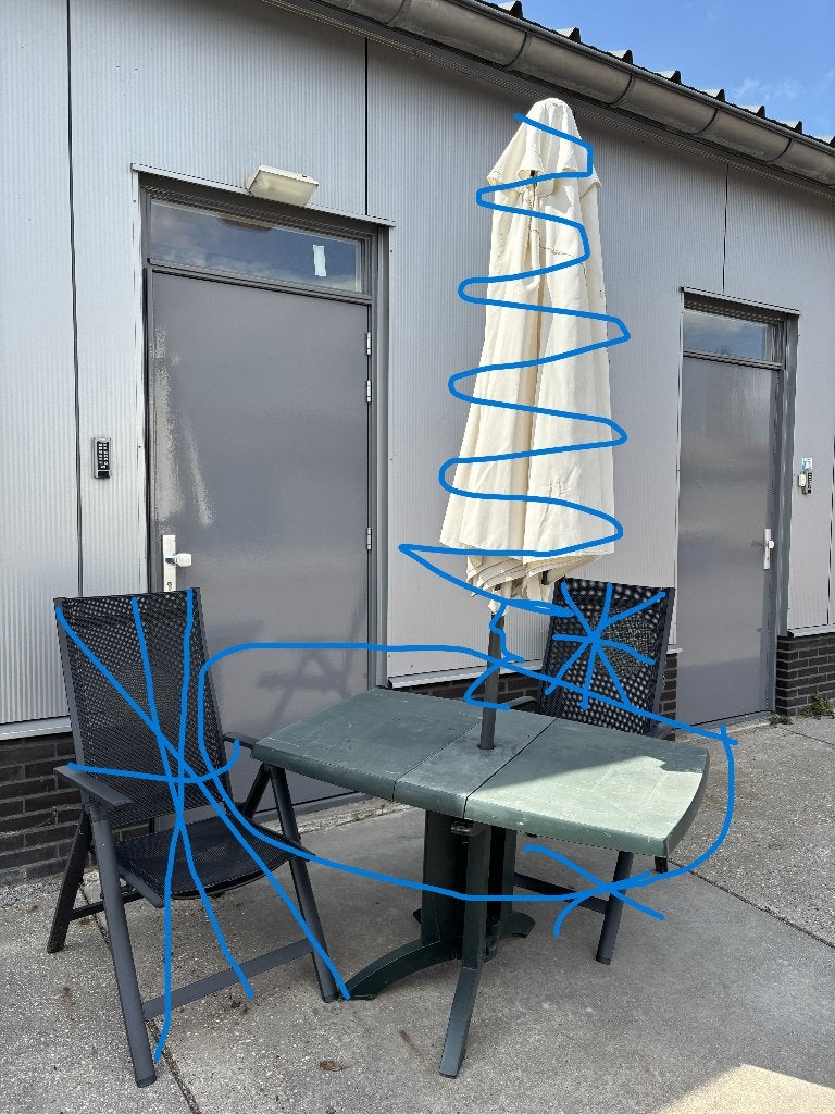 Tuin Tafel Grosvillex, Ophalen, Kunststof, Gebruikt, Eettafel