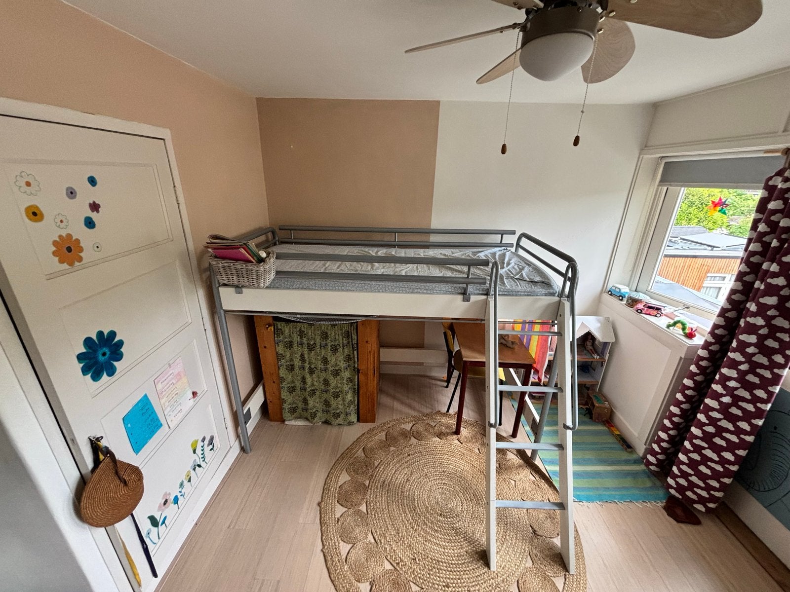 Ikea Kura hoogslaper met lattenbodem, Ophalen, Gebruikt, Eenpersoons, 160 tot 180 cm