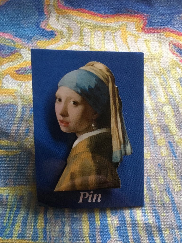 Meisje met de Parel - J. Vermeer - speldje / pin, Ophalen of Verzenden, Nieuw