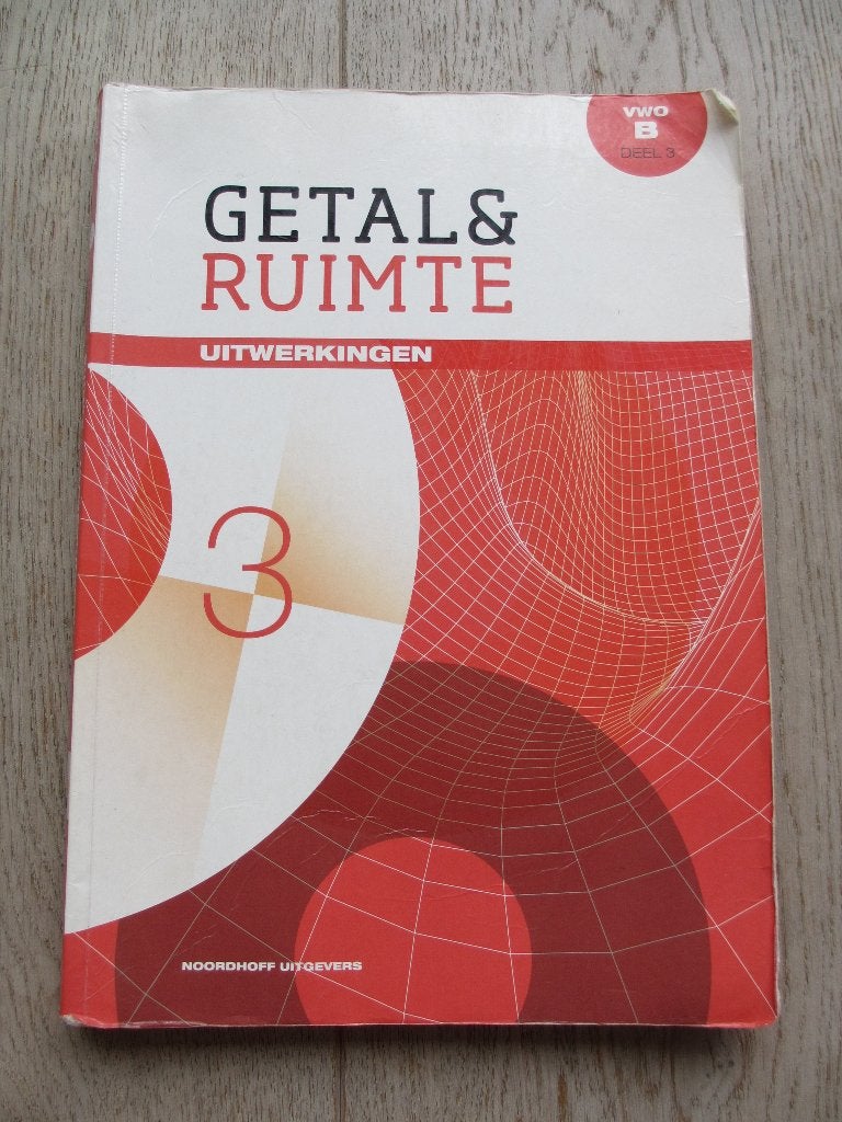 Wiskundeboek Getal & Ruimte uitwerkingen – VWO B – deel 3, Gelezen, VWO, Ophalen of Verzenden, Wiskunde B