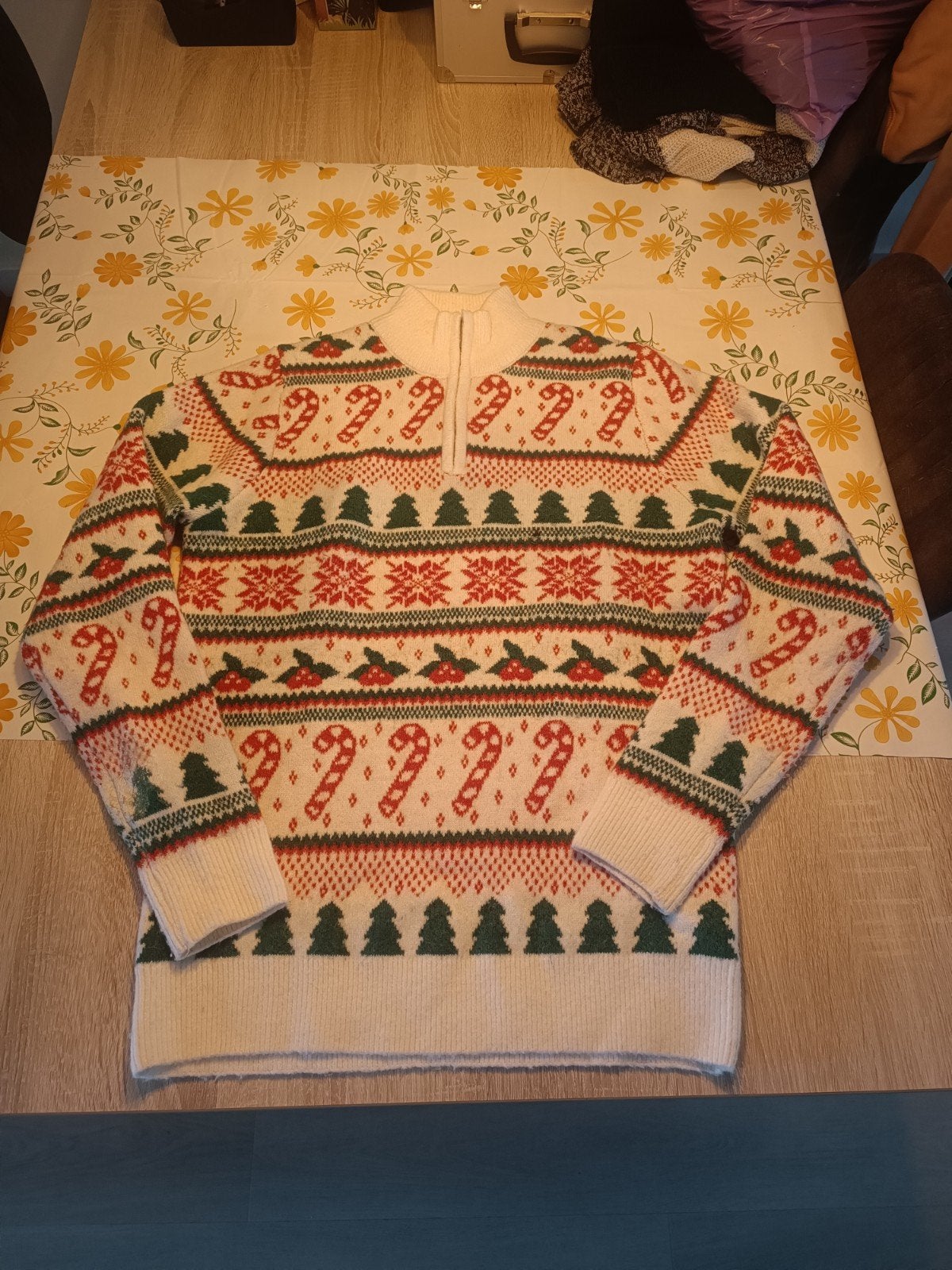 Primark Kersttrui met rits - Maat S, Ophalen of Verzenden, Zo goed als nieuw, Maat 36 (S), Meerkleurig