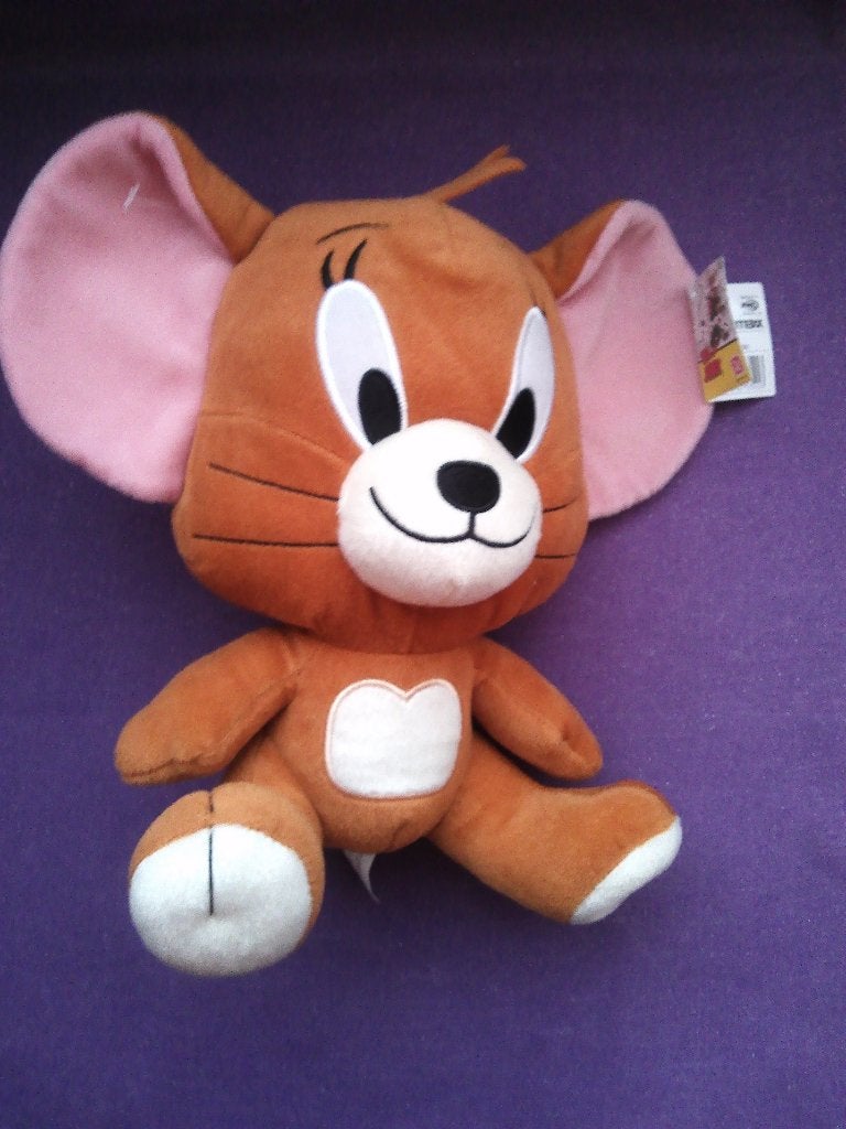 MAXX Knuffel MUIS JERRY. 26 CM ZITTEND *Nieuw met Kaartje*, Kinderen en Baby's, Speelgoed | Knuffels en Pluche, Muis, Overige karakters