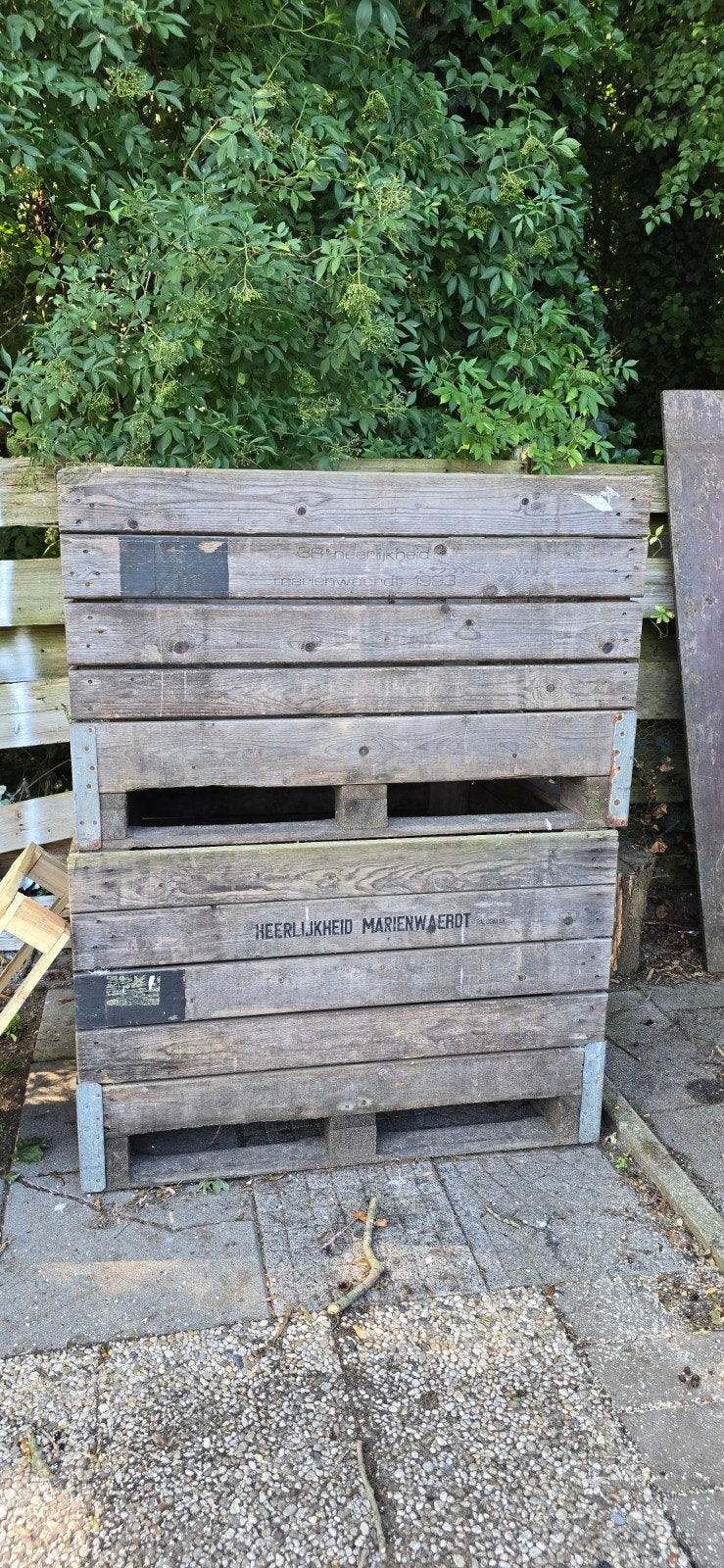 Palletkratten - 3 stuks, Ophalen, Gebruikt, Minder dan 3 meter, Minder dan 1 meter