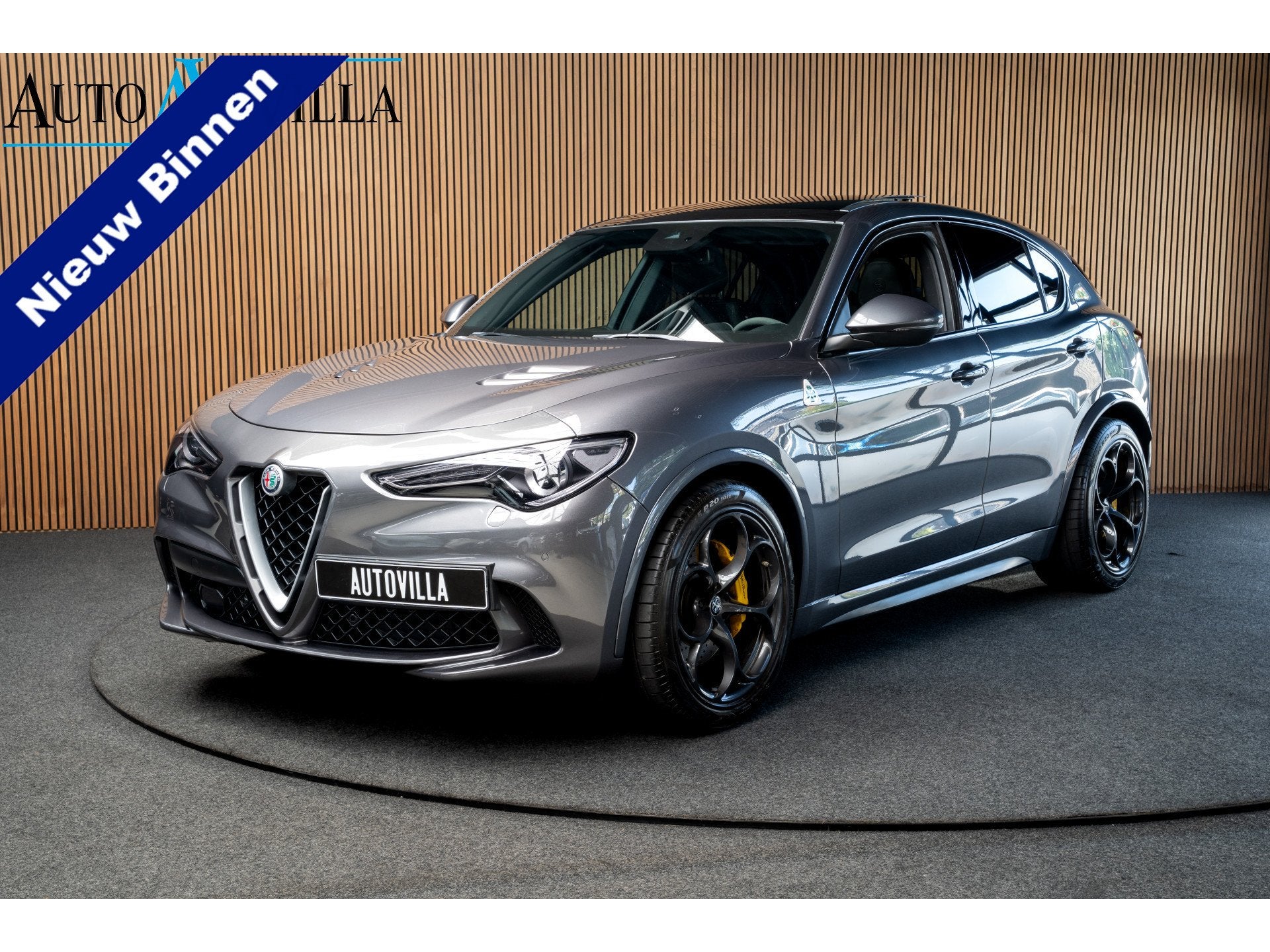Alfa Romeo Stelvio 2.9 V6 AWD Quadrifoglio (bj 2018), Automaat, Gebruikt, 510 pk, Bedrijf