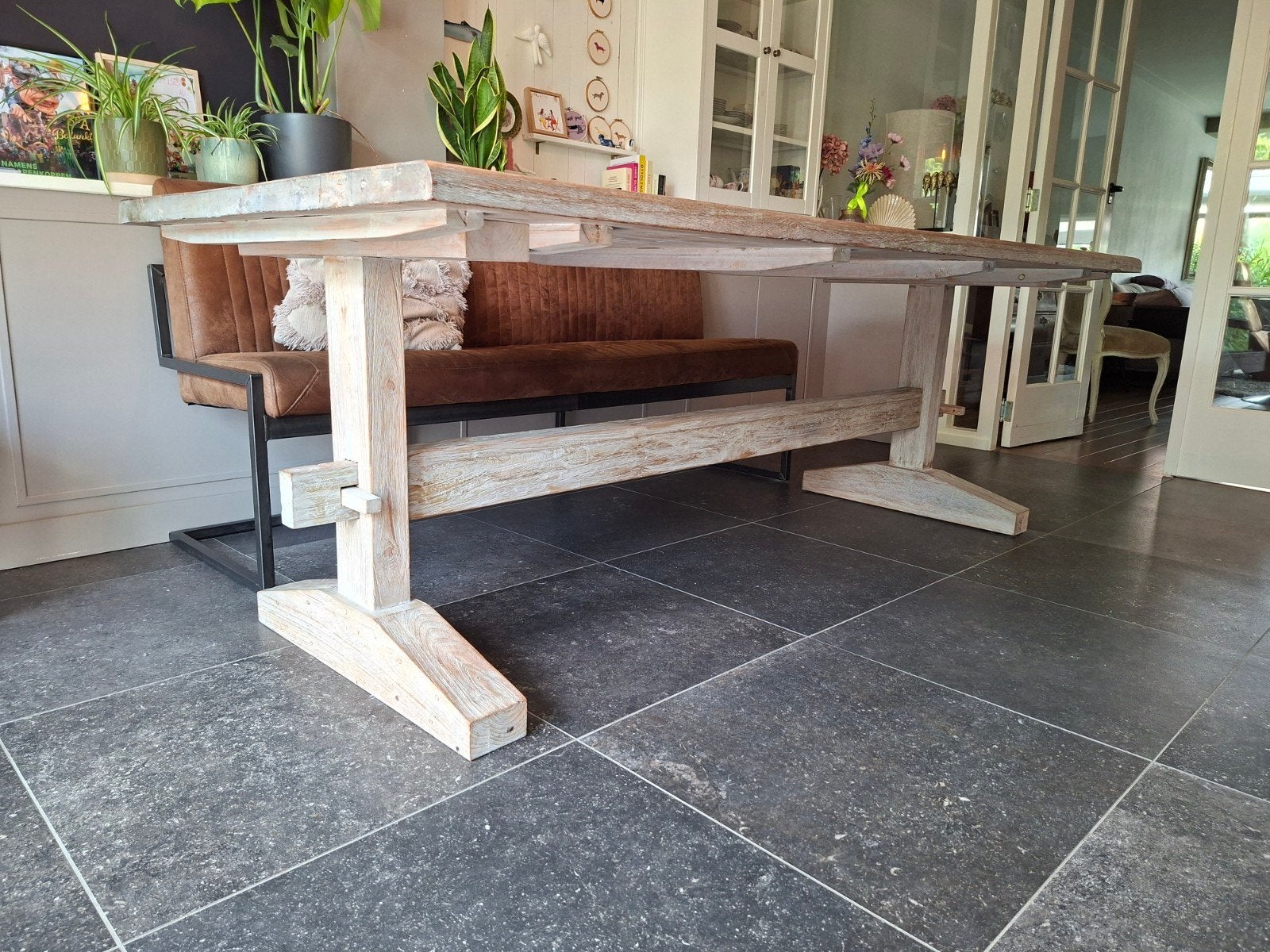 eettafel, Ophalen, Rechthoekig, 200 cm of meer, 100 tot 150 cm