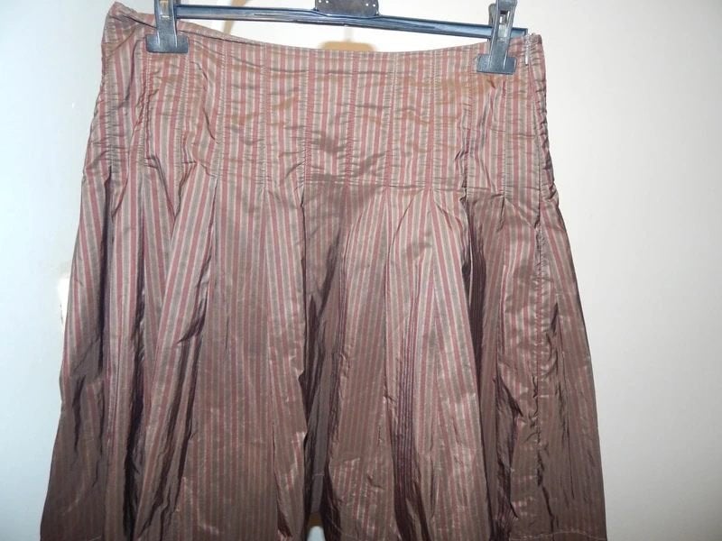 Pauw Amsterdam rok gladde stof uitlopend donkere tinten 3, Kleding | Dames, Maat 38/40 (M), Overige kleuren, Verzenden, Pauw