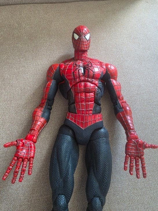 Grote Spiderman actiefiguur - 45cm, Ophalen of Verzenden, Gebruikt