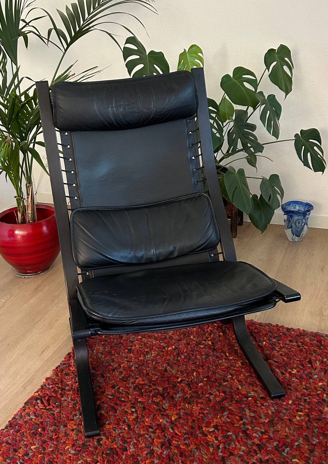 Design klassieker Siësta Linea, Ophalen, Gebruikt, Minder dan 75 cm, Leer