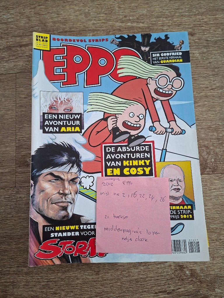 Eppo Stripblad jaargang 2012 en meer jaargangen, Boeken, Stripboeken, Zo goed als nieuw, Meerdere stripboeken, Ophalen of Verzenden