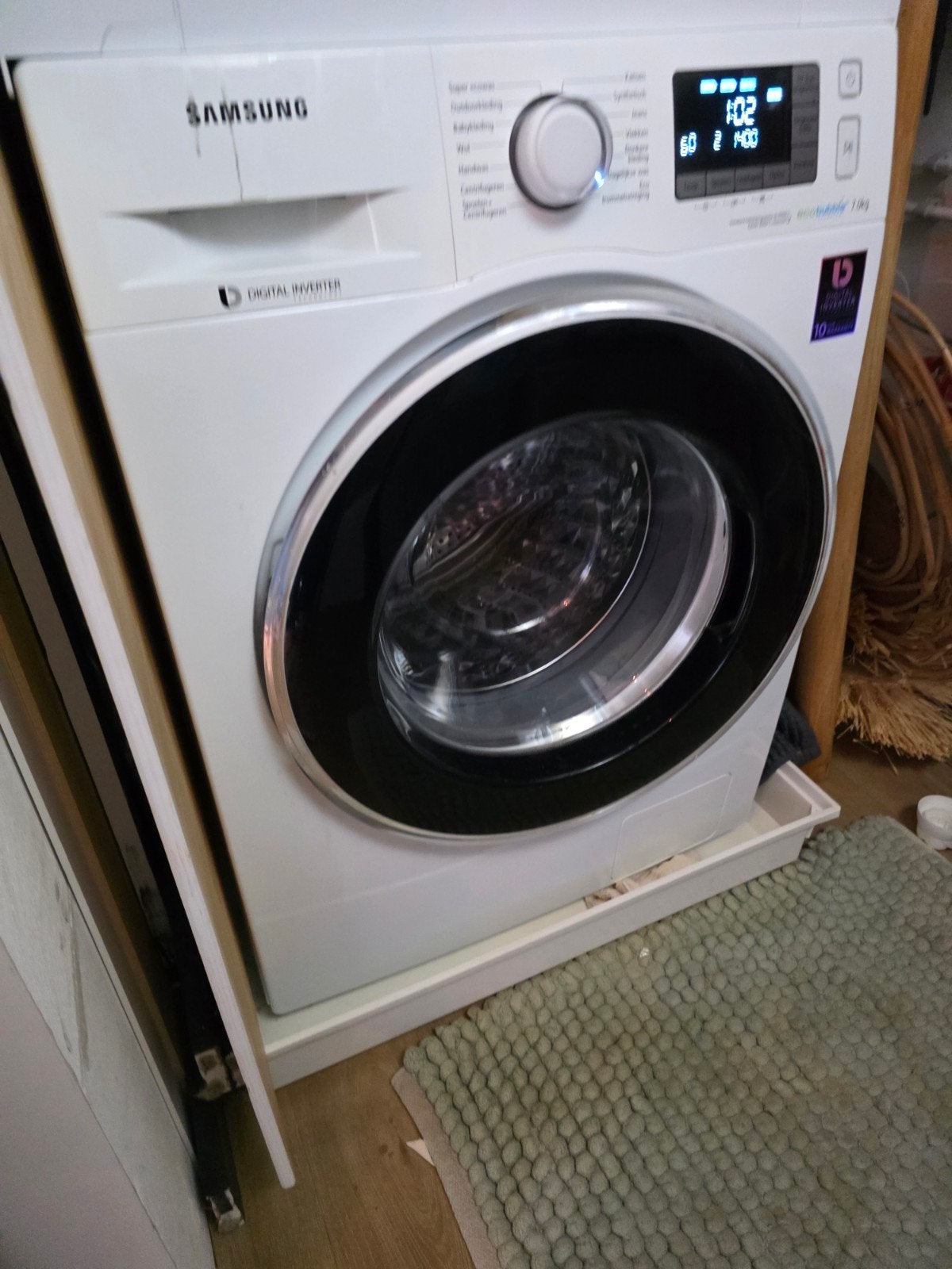 Samsung wasmachine, Ophalen, Gebruikt, 85 tot 90 cm, 1200 tot 1600 toeren