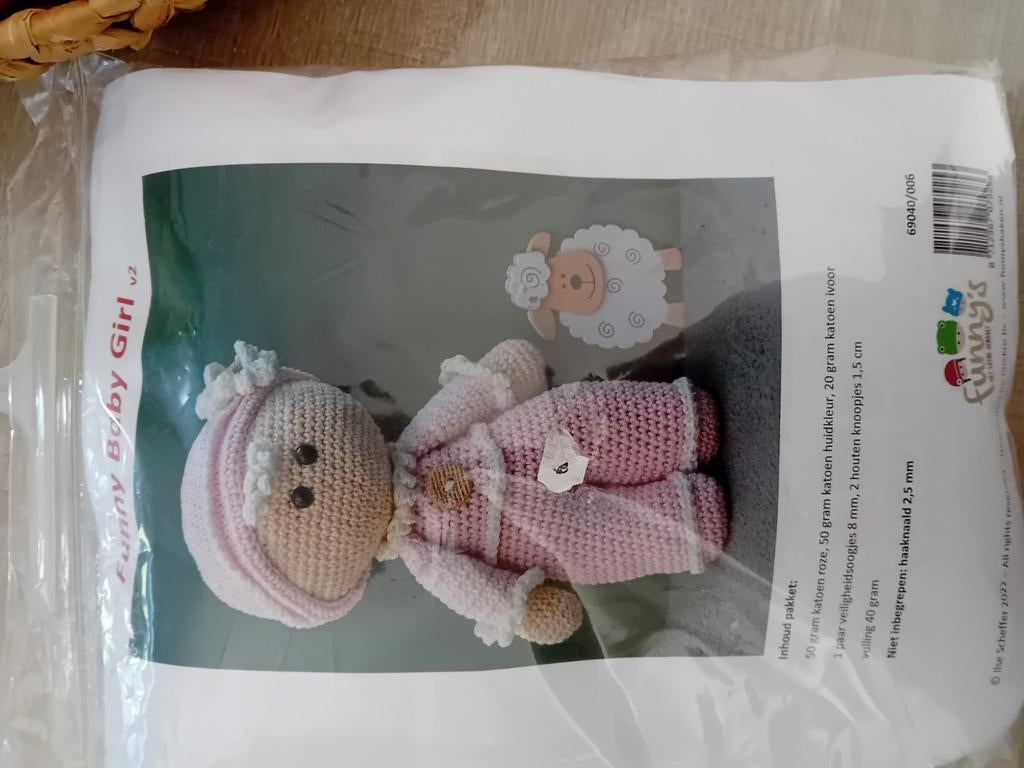 Haakpakket,nieuw., Ophalen of Verzenden, Nieuw, 100 cm of meer, Deken