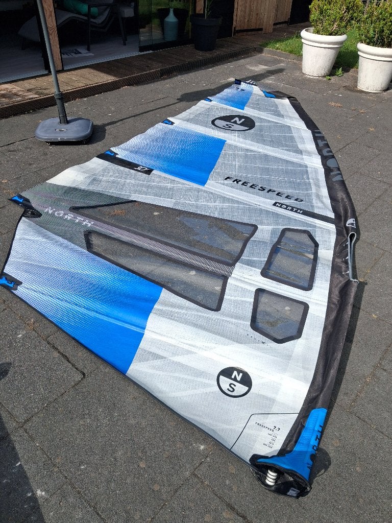 North Sails FreeSpeed 7.7, Ophalen, Met draagtas, 6.5 m² tot 8 m², Zo goed als nieuw