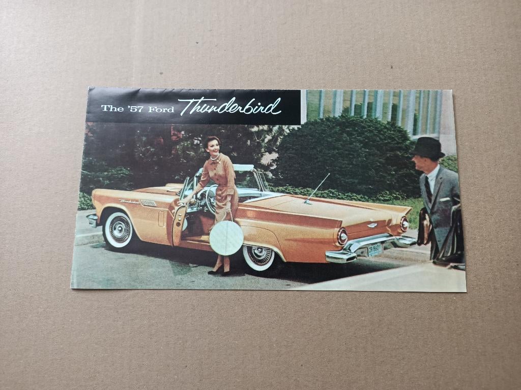 Folder: Ford Thunderbird (1957) USA, Verzenden, Gelezen, Overige merken