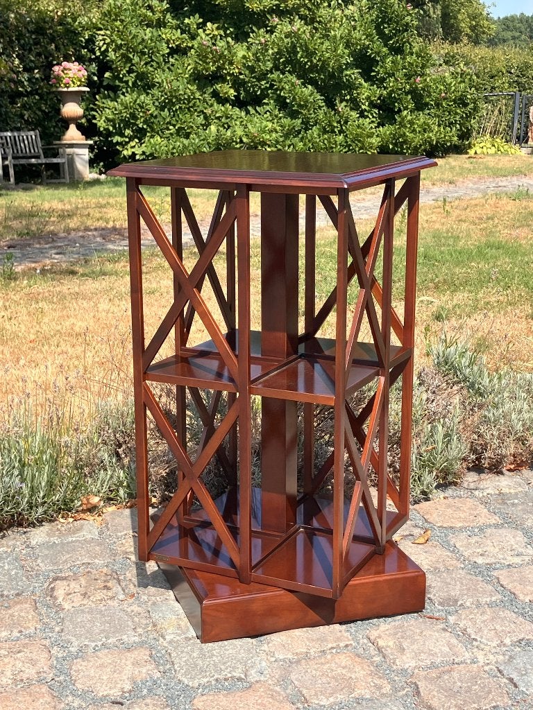 Mahogany revolving bookcase !, Huis en Inrichting, Ophalen, Met plank(en), 50 tot 100 cm, Zo goed als nieuw
