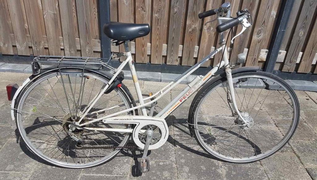 Peugeot Vintage Fiets, Versnellingen, Ophalen, Overige merken, 53 tot 56 cm