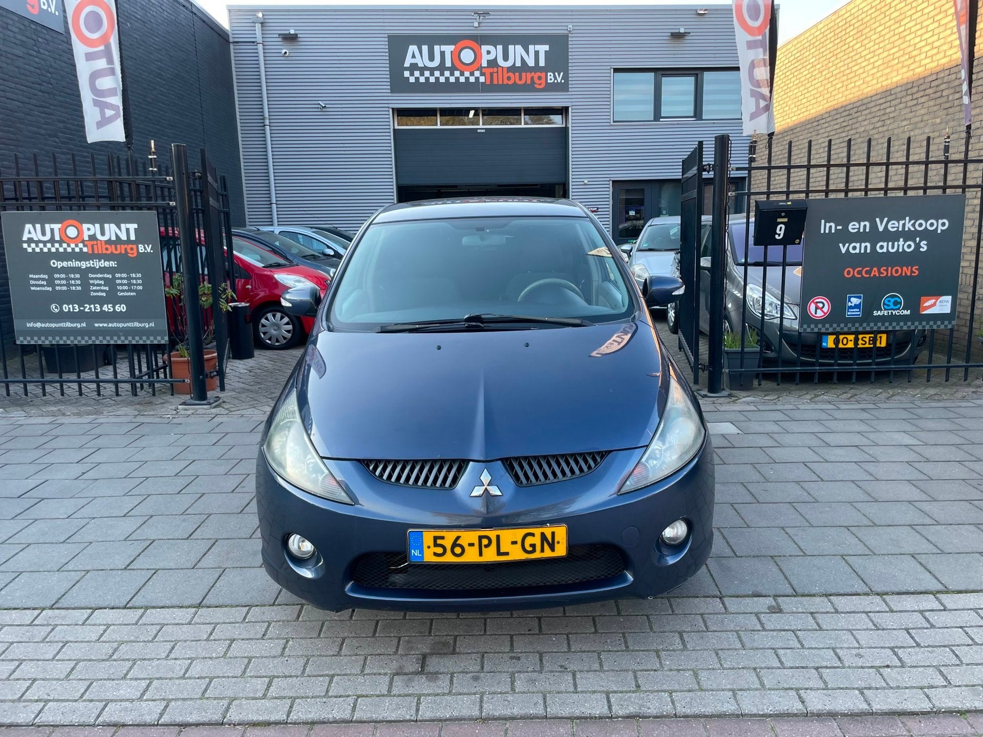 Mitsubishi Grandis 2.4-16V Invite 2e Eig! Trekhaak 7Persoons, Voorwielaandrijving, Gebruikt, Blauw, 7 stoelen