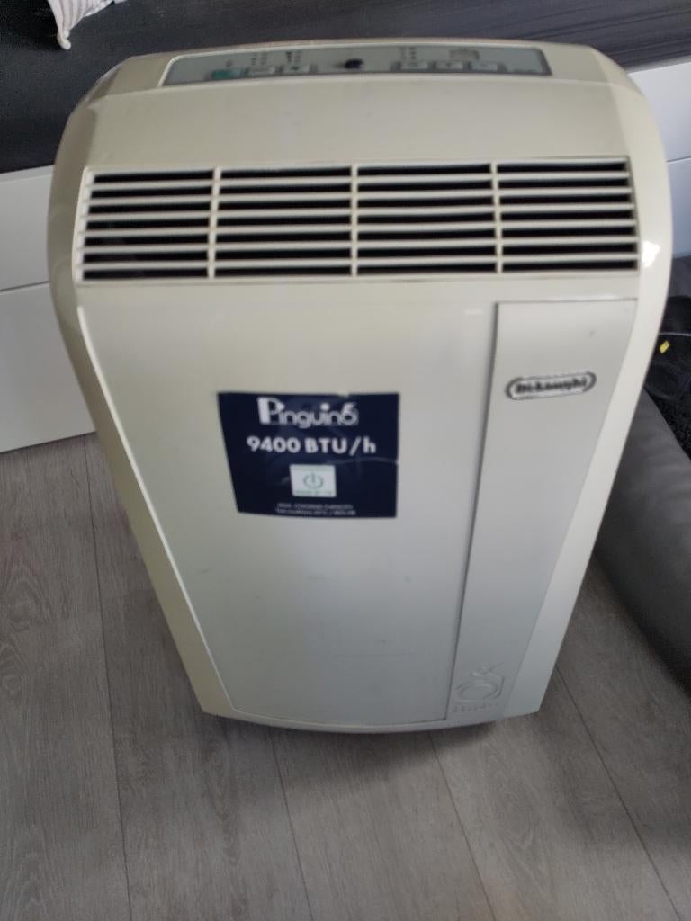 DeLongi Pinguino mobiele airco 9400 BTU/h, Witgoed en Apparatuur, Airco's, Ophalen, Gebruikt, Timer, 3 snelheden of meer