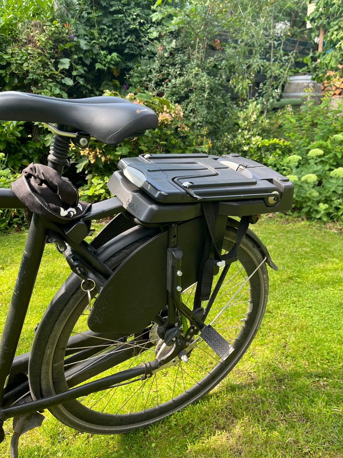 Bobike opklapbaar kinderzitje, Achterzitje, Ophalen, 15 t/m 25 kg, Gebruikt