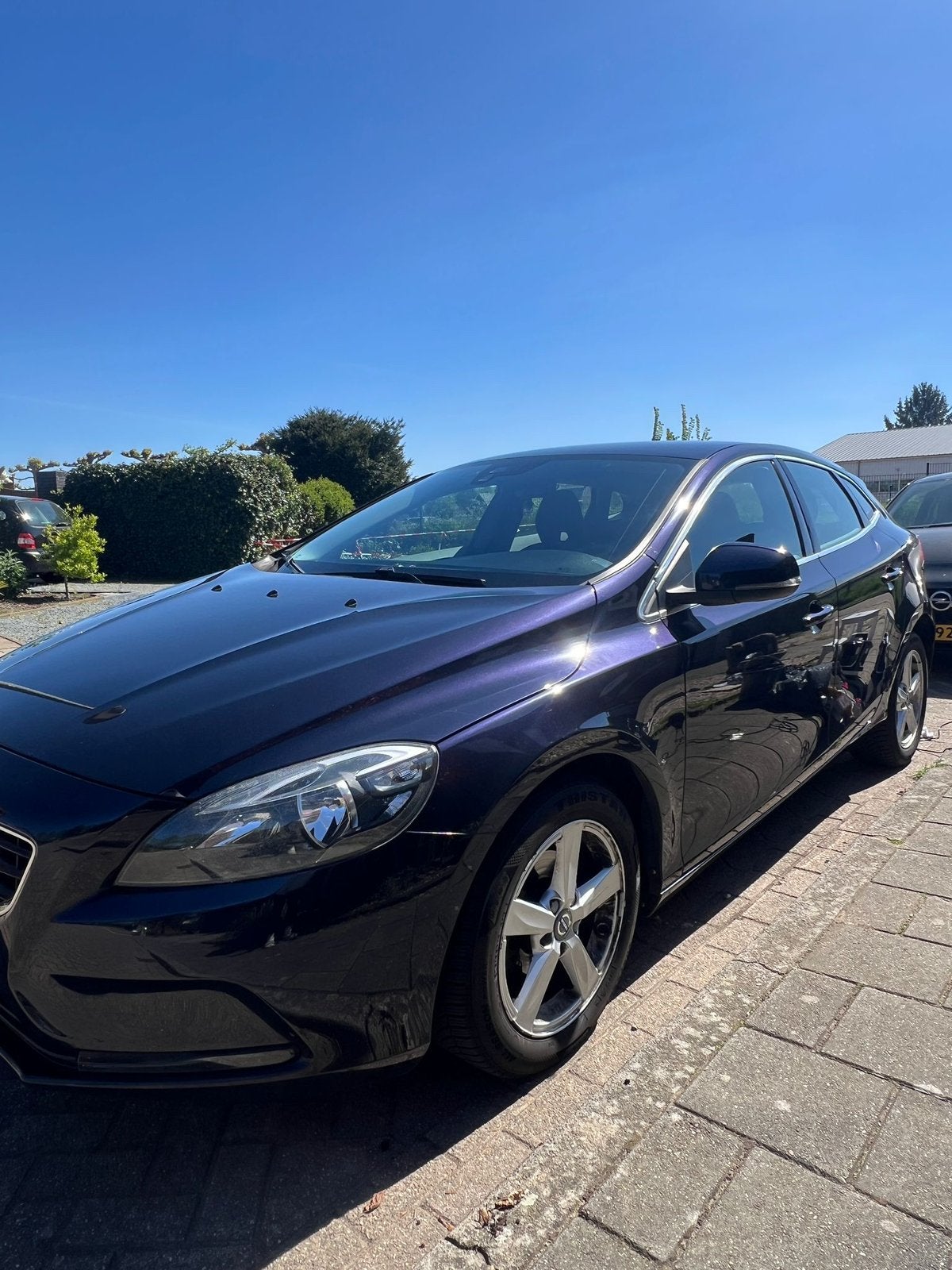 Volvo V40 2.0 D2 120PK 2015 Blauw, Voorwielaandrijving, Stof, Zwart, 4 cilinders