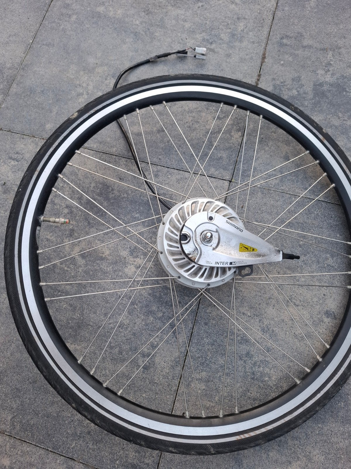 Elektrisch fietswiel met motor en band, Wiel, Gebruikt, Elektrische fiets, Ophalen of Verzenden