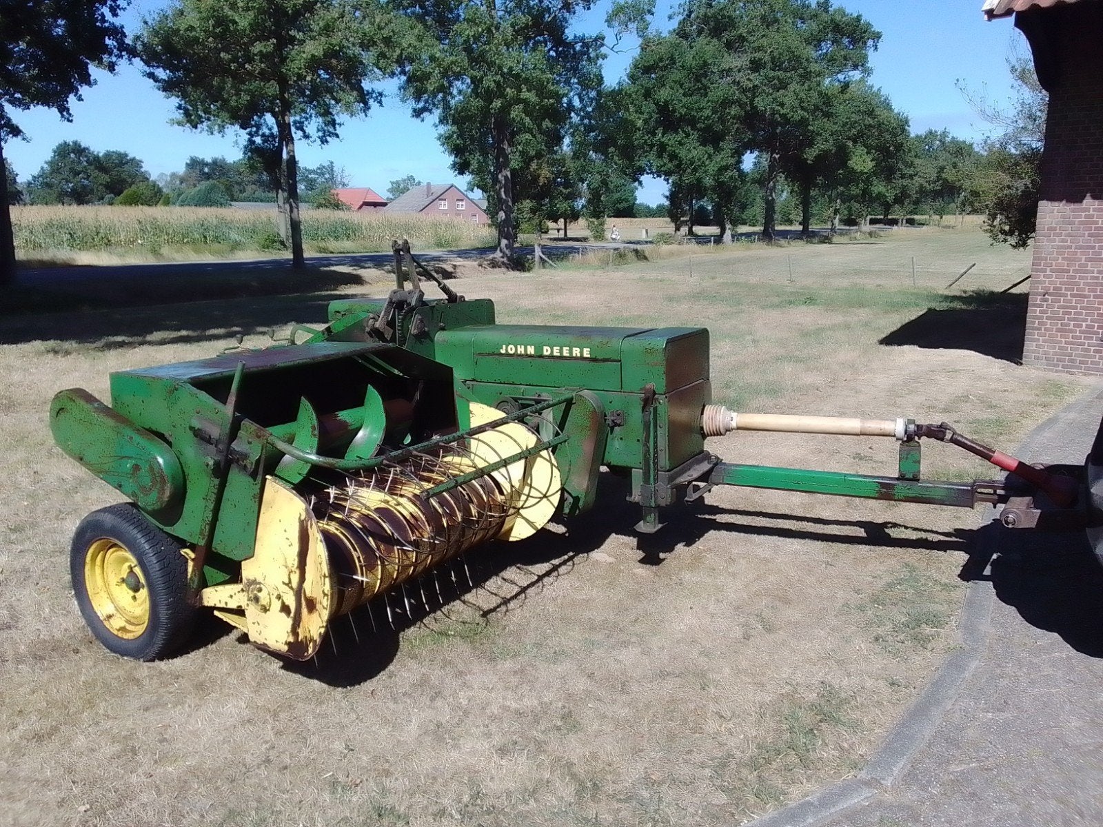 John Deere 224T Balenpers,stropers, hooipers, kleine pakken, Ophalen, Akkerbouw, Oogstmachine