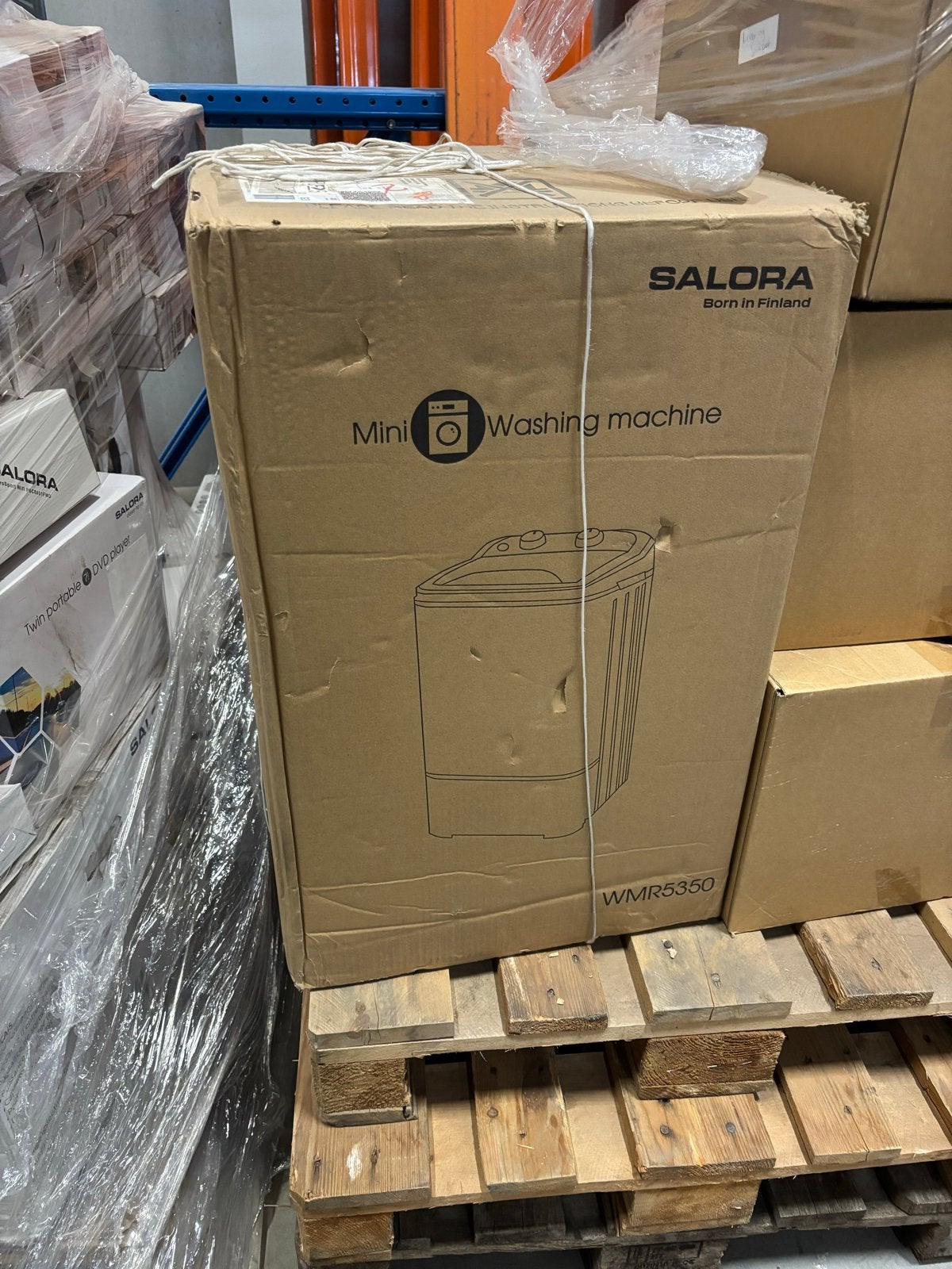 Salora Mini Wasmachine WMR3700TWIN - Compact en Efficiënt, Witgoed en Apparatuur, Wasmachines, Minder dan 85 cm, Minder dan 4 kg