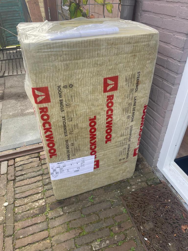 Rockwool Rocksono Solid 30mm isolatie platen, Doe-het-zelf en Verbouw, Nieuw, Steenwol, 15 m² of meer, Ophalen