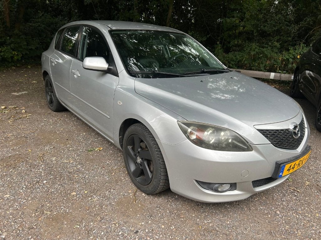 Mazda 3 1.6 Hatchback 2005 Grijs, Auto's, Mazda, Bedrijf, ABS, Airbags, Centrale vergrendeling, Climate control, Cruise Control