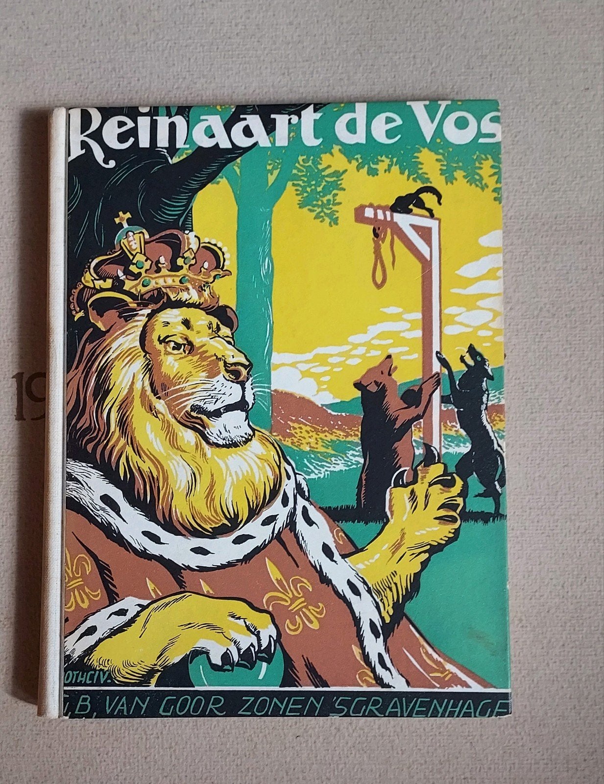 Reinaart de Vos – Geïllustreerd door Rie Cramer (7e druk, Boeken, Ophalen of Verzenden, Gelezen, Rie cramer