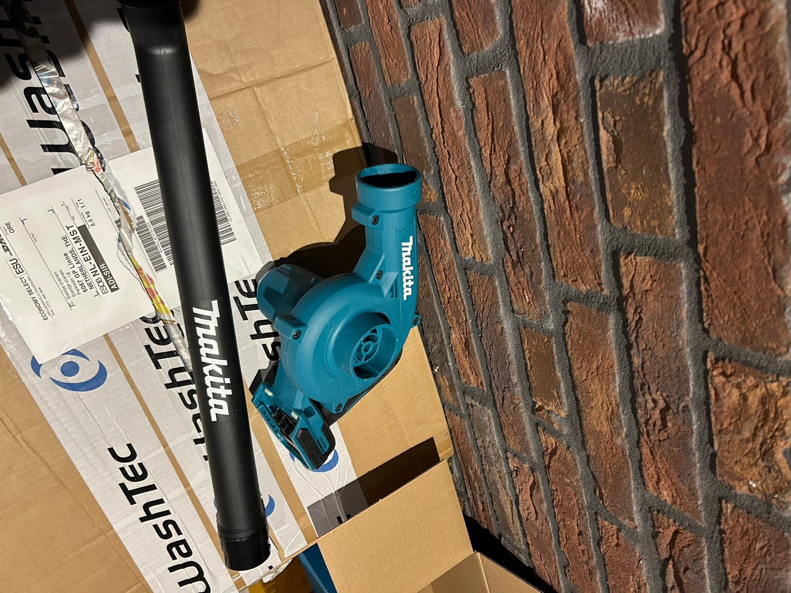 Makita UB002G Accu Bladblazer 40V Max XGT, Verzenden, Zo goed als nieuw, Accu, Handgedragen