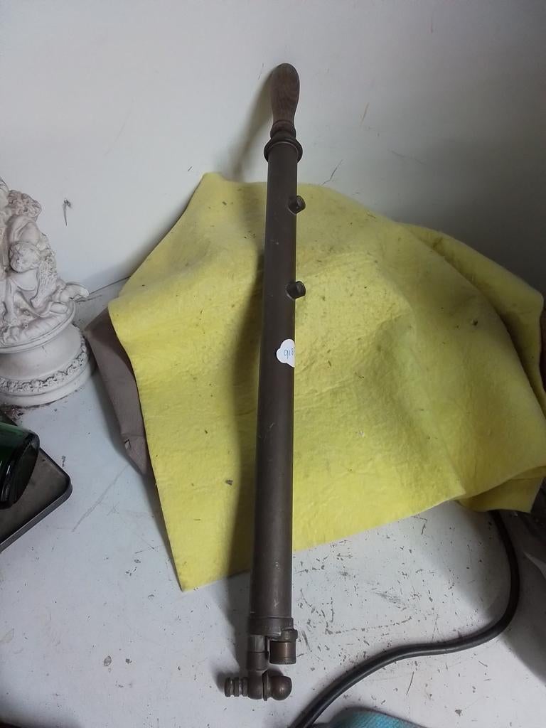 9185) antieke messing gif spuit  lang  60cm, Ophalen of Verzenden