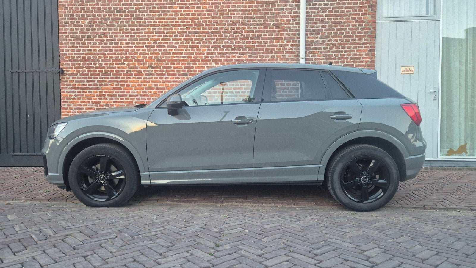 4 velgen plus banden 215x55x17, Ophalen, 17 inch, All Season, Gebruikt