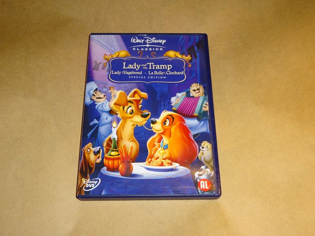 DVD Lady and the Tramp Walt Disney Vagebond, Tekenfilm, Nederlands, Ophalen of Verzenden, Nederlands