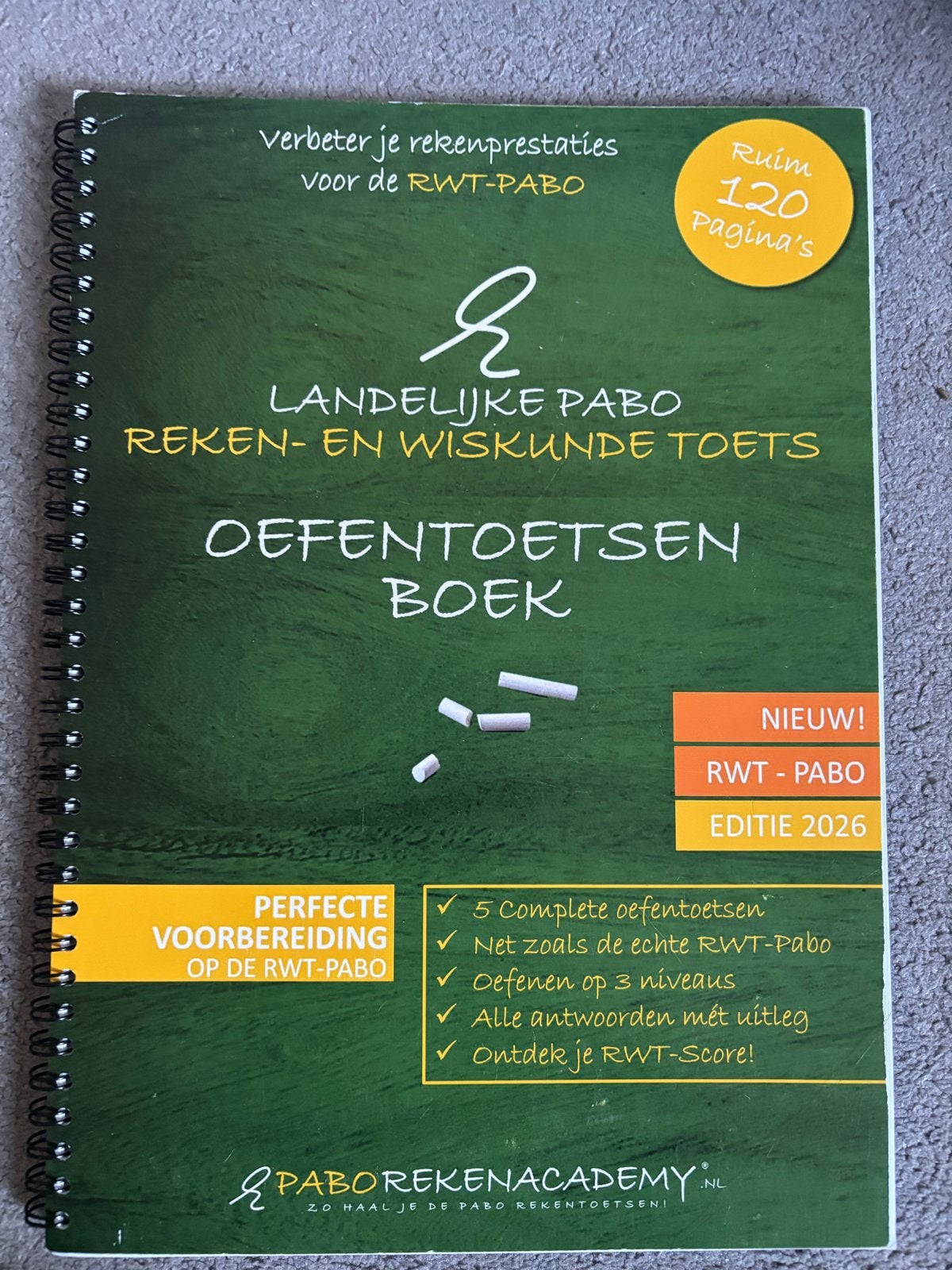 RWT PABO Oefentoetsenboek & Theorie- en Werkboek 2026, Ophalen of Verzenden, Beta, Zo goed als nieuw, HBO