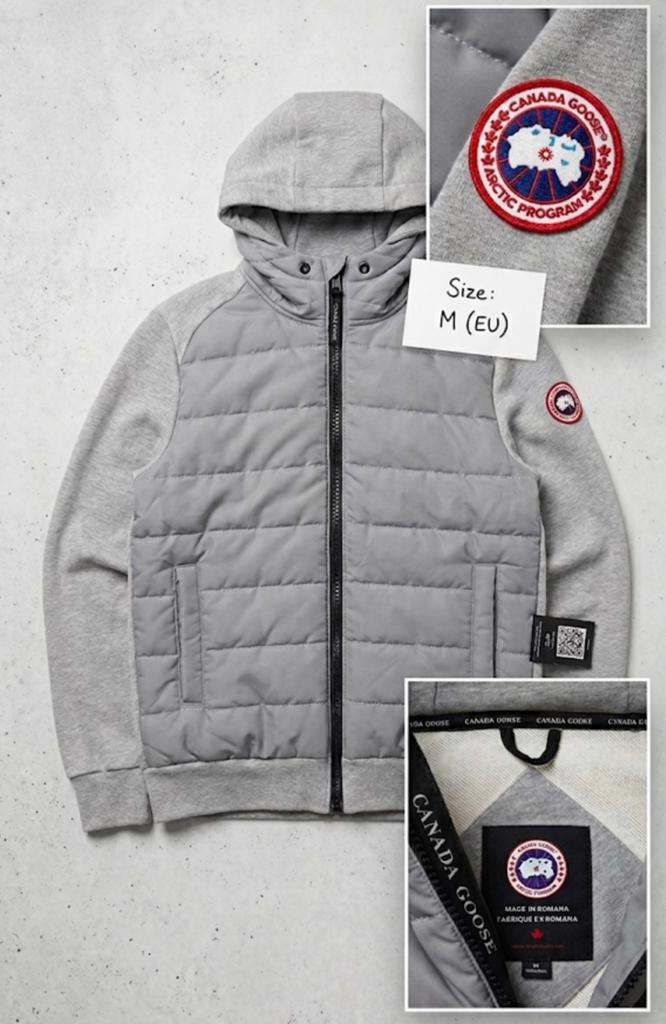 Canada Goose HyBridge Knit Jacket - Grey - Size M, Ophalen of Verzenden, Zo goed als nieuw, Maat 48/50 (M), Grijs